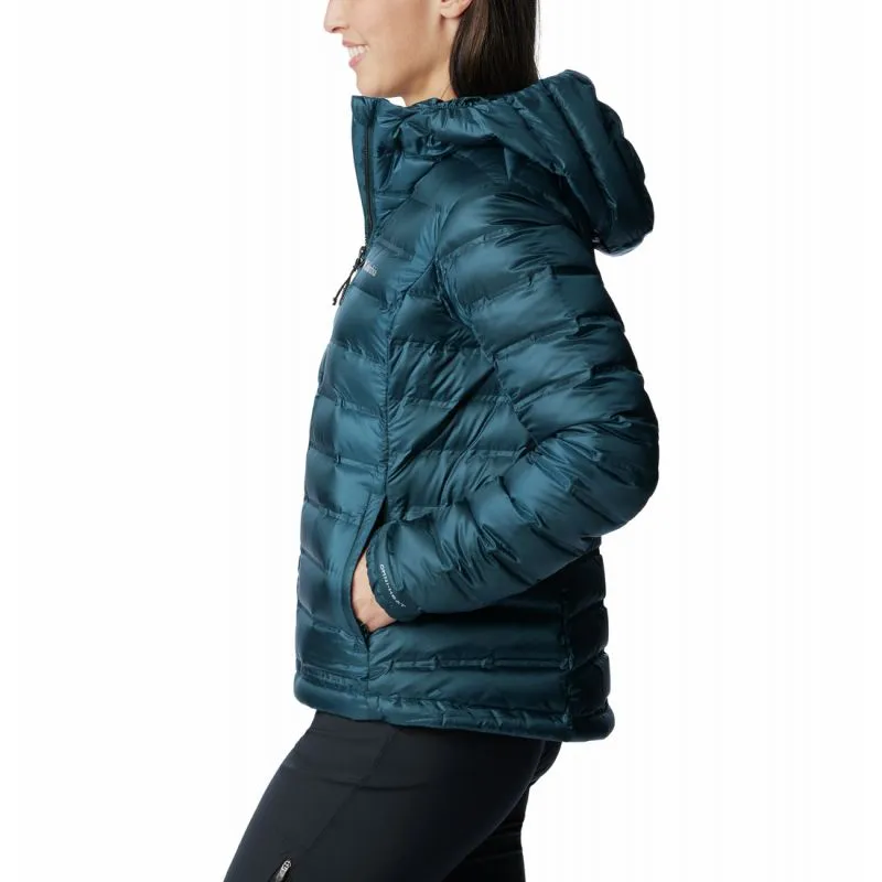 Chaqueta de plumón con capucha Pebble Peak™ para mujer, Columbia (Night Wave)