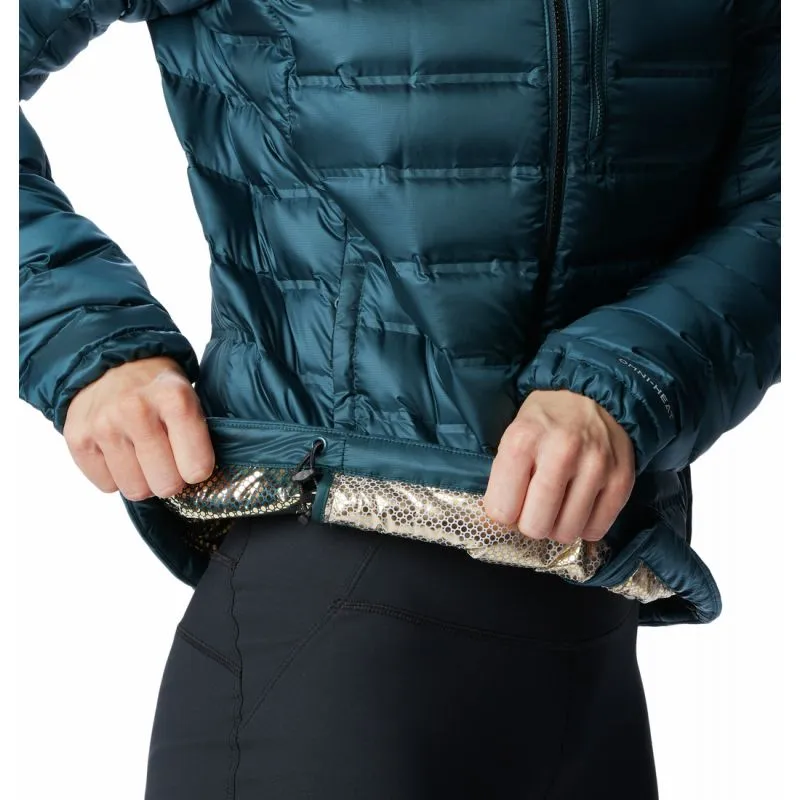 Chaqueta de plumón con capucha Pebble Peak™ para mujer, Columbia (Night Wave)