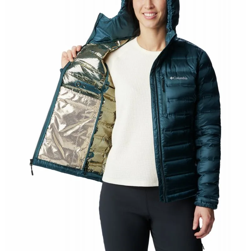 Chaqueta de plumón con capucha Pebble Peak™ para mujer, Columbia (Night Wave)