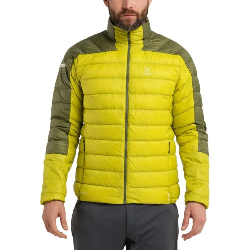 Chaqueta de plumón HAGLÖFS L.I.M para hombre (Aurora/Verde oliva)