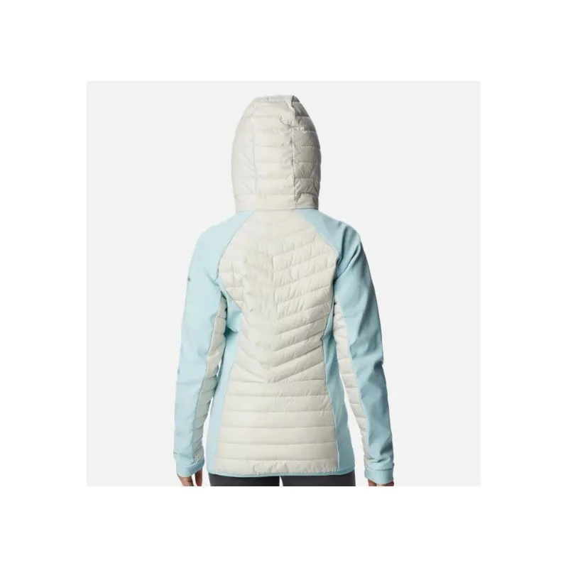 Chaqueta de plumón híbrida para mujer Columbia Powder Lite Hybrid (Dark Stone / Aqua Haze)
