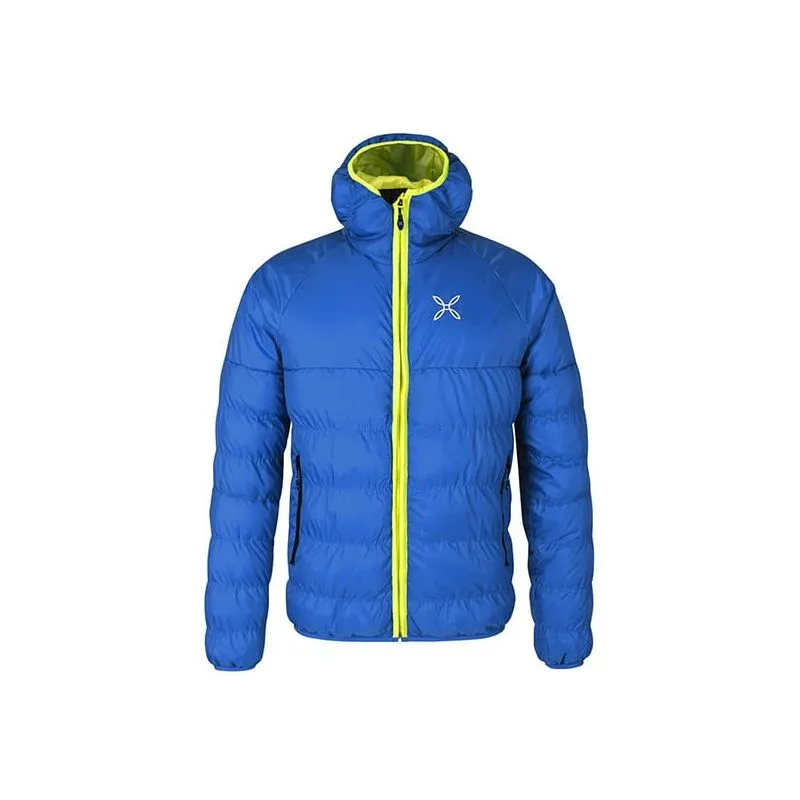 Chaqueta de plumón para hombre MONTURA Skill Duvet (CELESTE/VERDE LIME)
