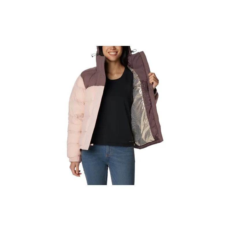 Chaqueta de plumón para mujer Columbia Bulo Point II (Dusty Pink, Basalt Crinkle)