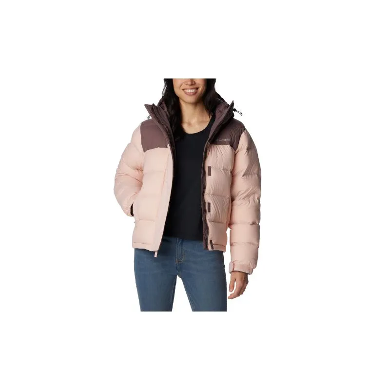 Chaqueta de plumón para mujer Columbia Bulo Point II (Dusty Pink, Basalt Crinkle)