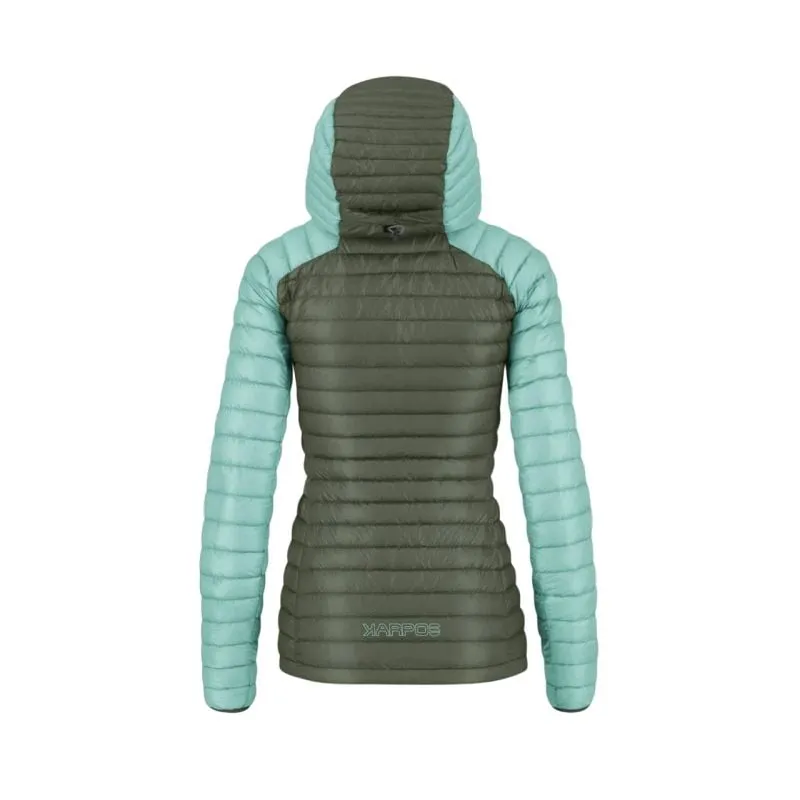 Chaqueta de plumón para mujer Karpos ALAGNA DOWN (Thyme/Aqua Sky)
