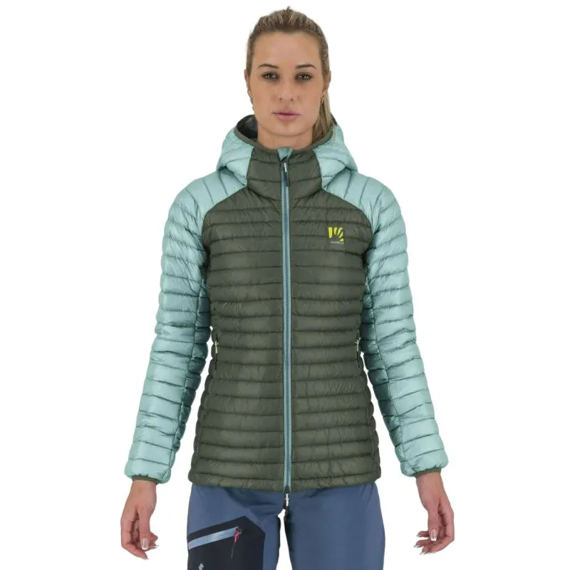 Chaqueta de plumón para mujer Karpos ALAGNA DOWN (Thyme/Aqua Sky)