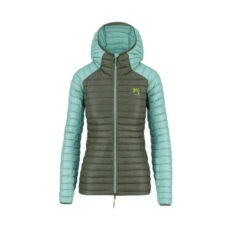 Chaqueta de plumón para mujer Karpos ALAGNA DOWN (Thyme/Aqua Sky)