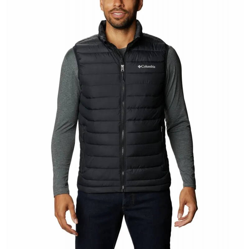 Chaqueta de plumón sin mangas para hombre Columbia Powder Lite (Black)