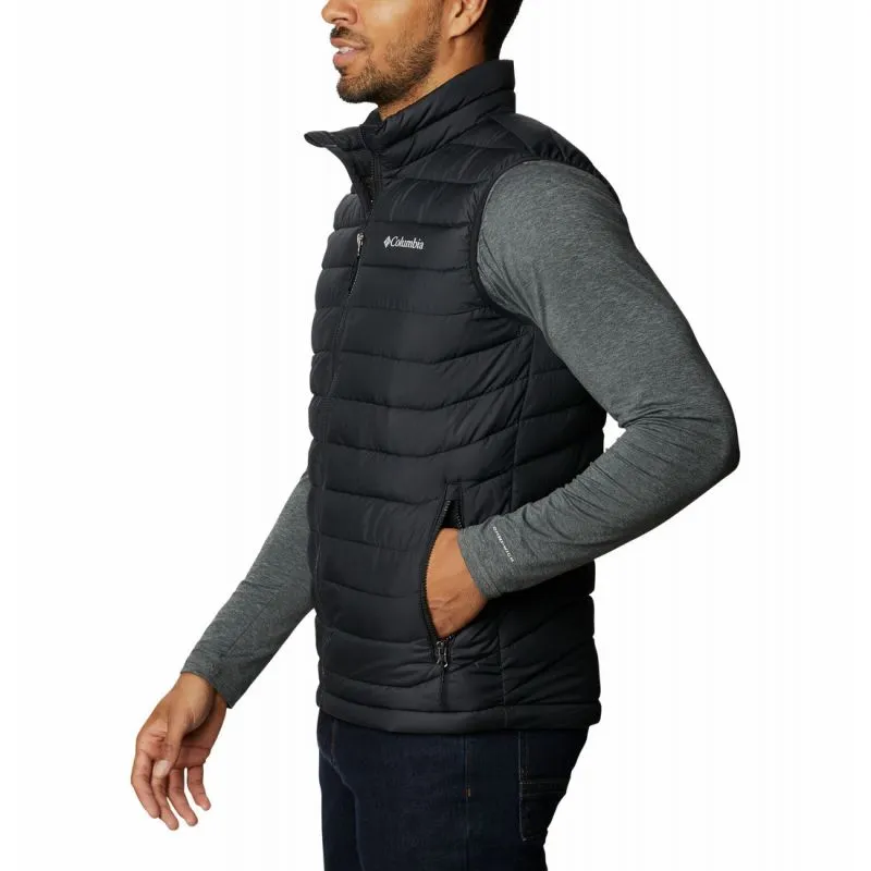 Chaqueta de plumón sin mangas para hombre Columbia Powder Lite (Black)