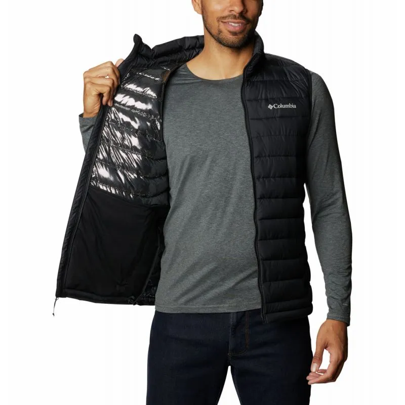 Chaqueta de plumón sin mangas para hombre Columbia Powder Lite (Black)