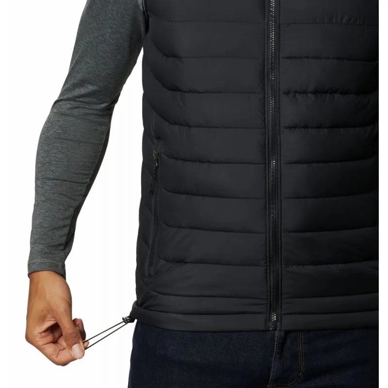 Chaqueta de plumón sin mangas para hombre Columbia Powder Lite (Black)