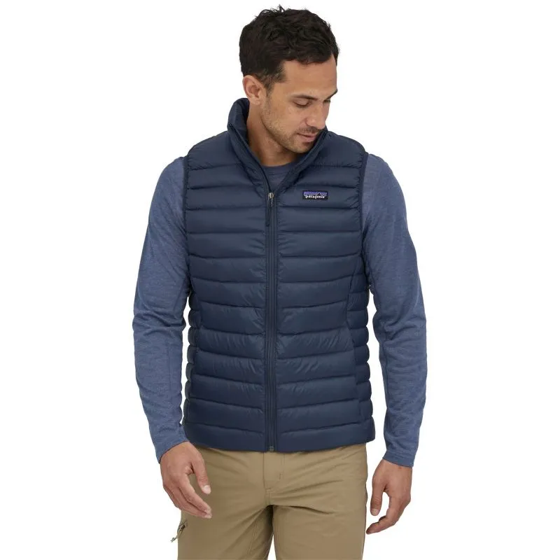 Chaqueta de plumón sin mangas para hombre Patagonia Chaleco de plumón (New Navy)