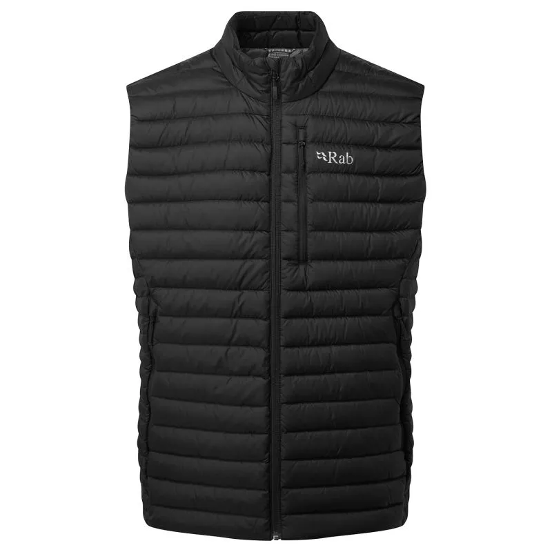 Chaqueta de plumón sin mangas para hombre Rab Microlight (Negro)