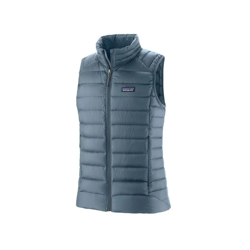 Chaqueta de plumón sin mangas para mujer Patagonia Chaleco de plumón (gris pluma claro)