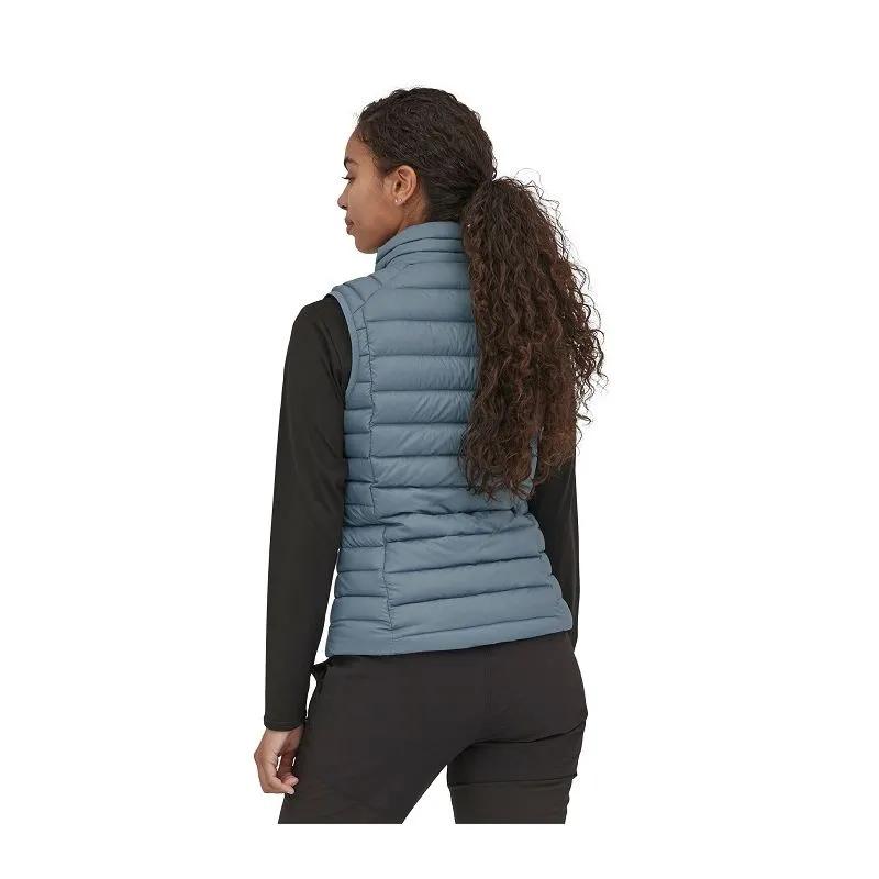Chaqueta de plumón sin mangas para mujer Patagonia Chaleco de plumón (gris pluma claro)