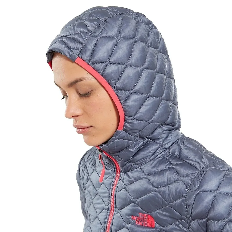 Chaqueta de Plumón The North Face mujer Thermoball Grisaille grey T93RXE3YH Gris detalles fucsia