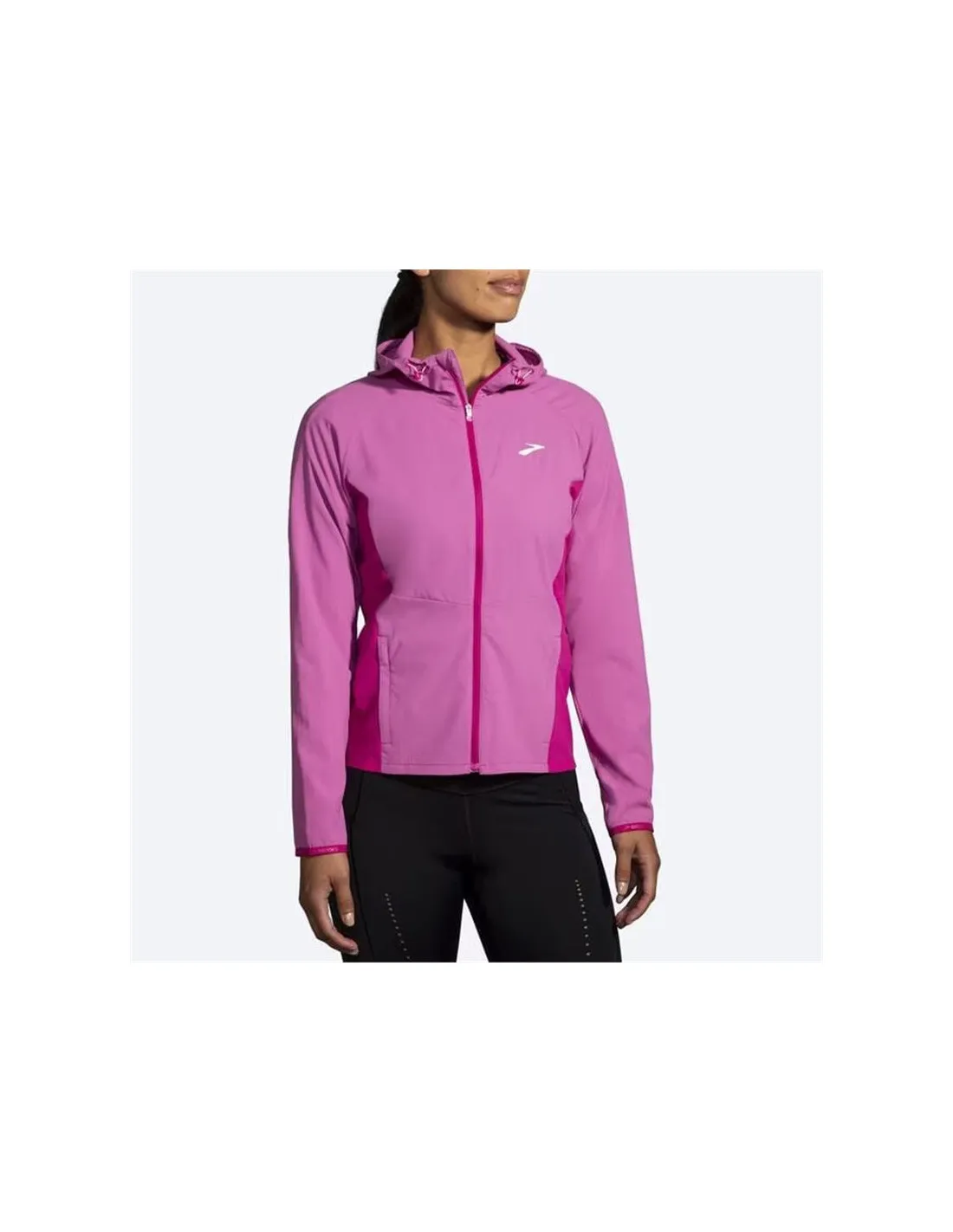 Chaqueta de running Brooks Canopy Frosted Mauve Mujer