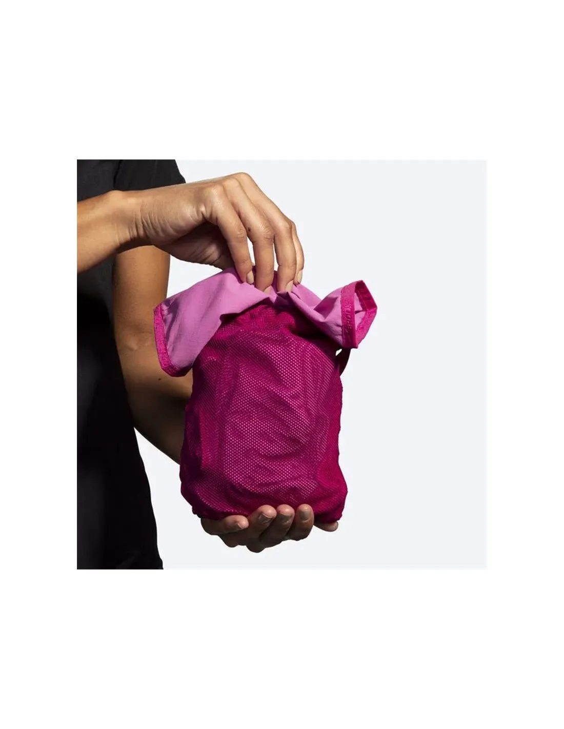 Chaqueta de running Brooks Canopy Frosted Mauve Mujer