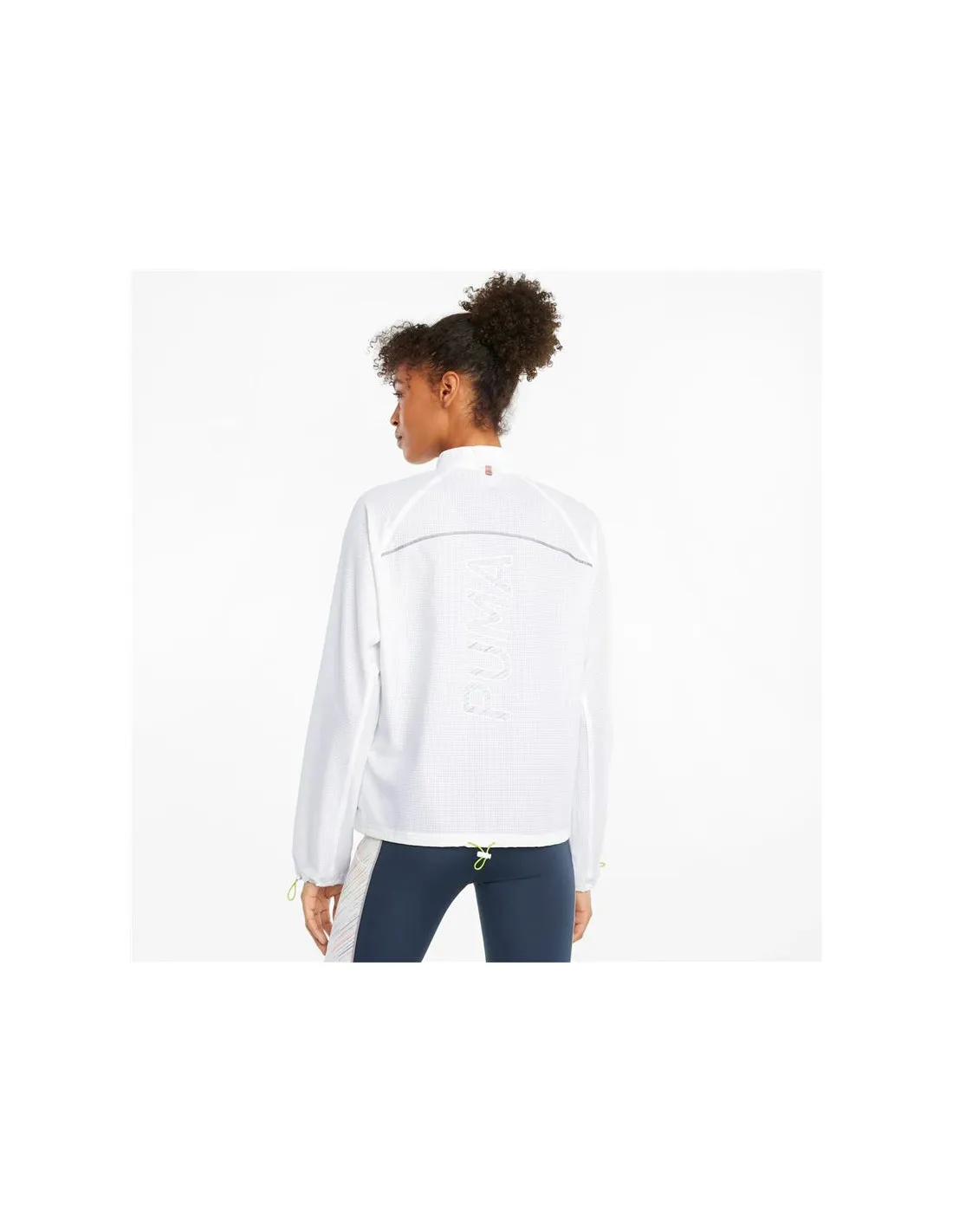 Chaqueta de Running Puma Woven Ultra Blanco