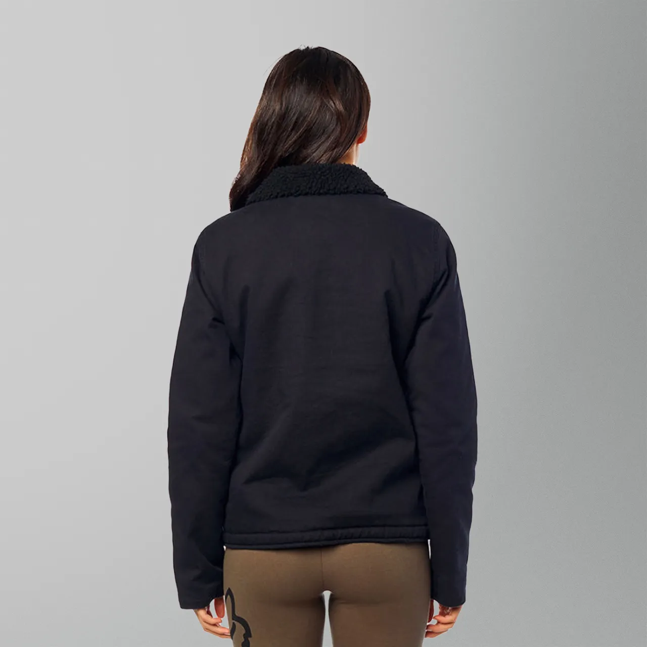 Chaqueta Fox N1 Sherpa Mujer Negra