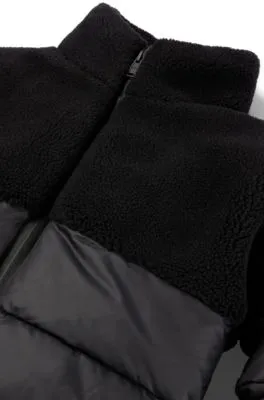 Chaqueta híbrida para niños con logo estampado