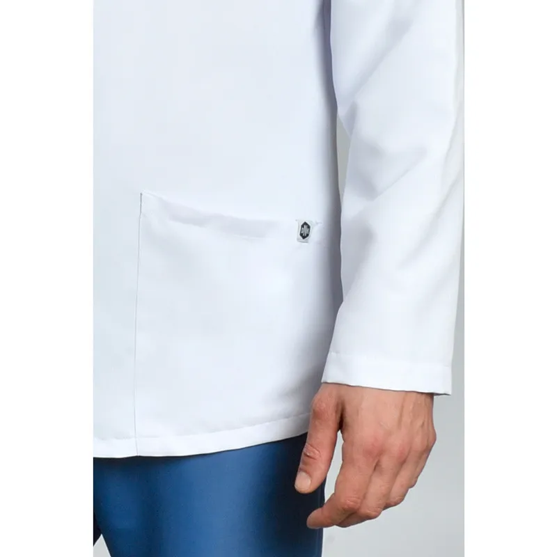 CHAQUETA HOMBRE MICROFIBRA ASIMéTRICA AZUL MANGA LARGA  DYNEKE