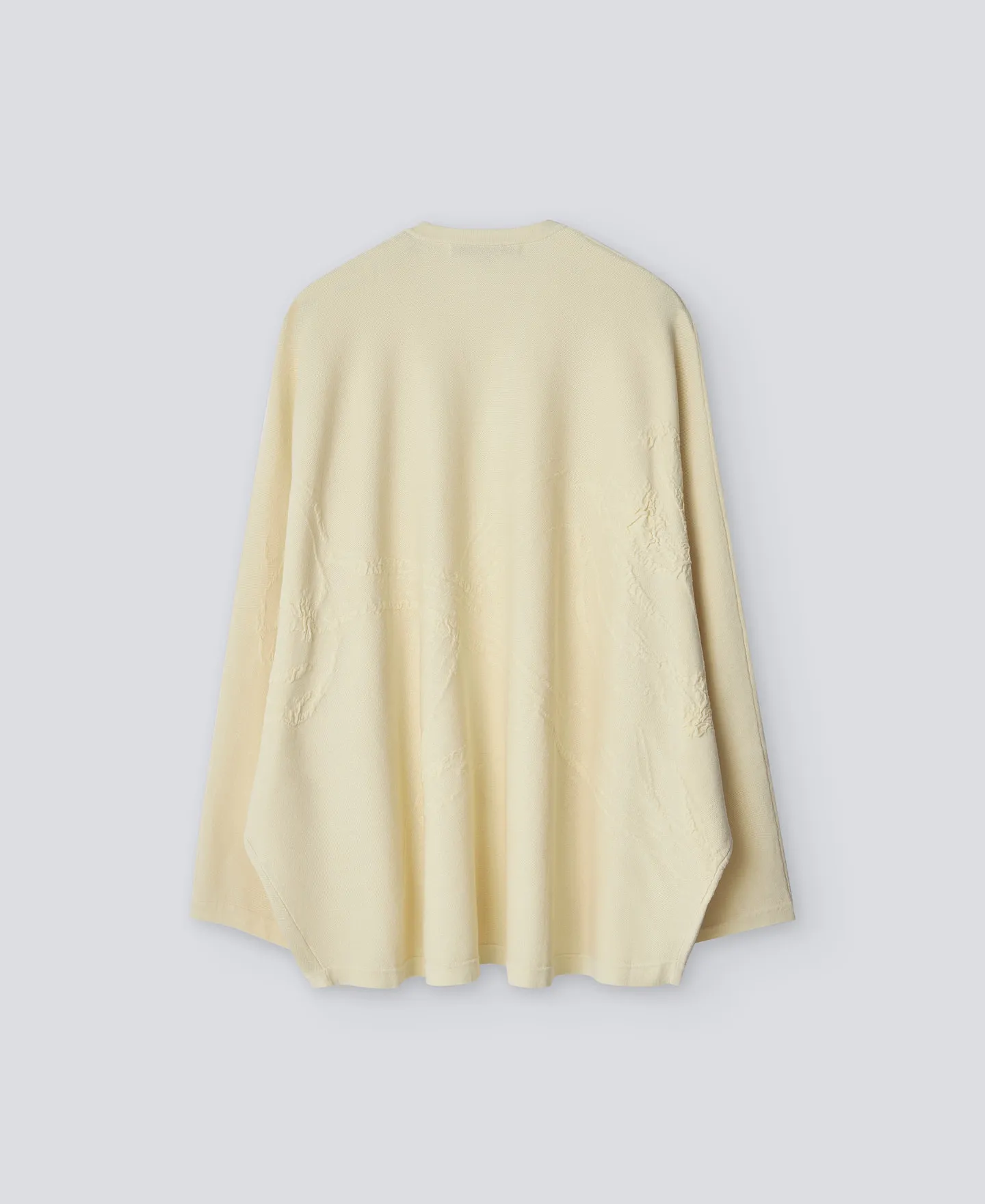 Chaqueta kimono punto jacquard mujer