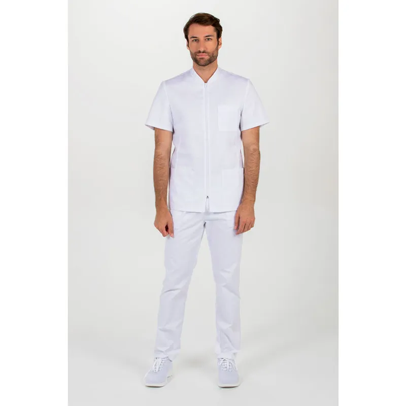 CHAQUETA LABORAL HOMBRE MANGA CORTA BLANCA  DYNEKE