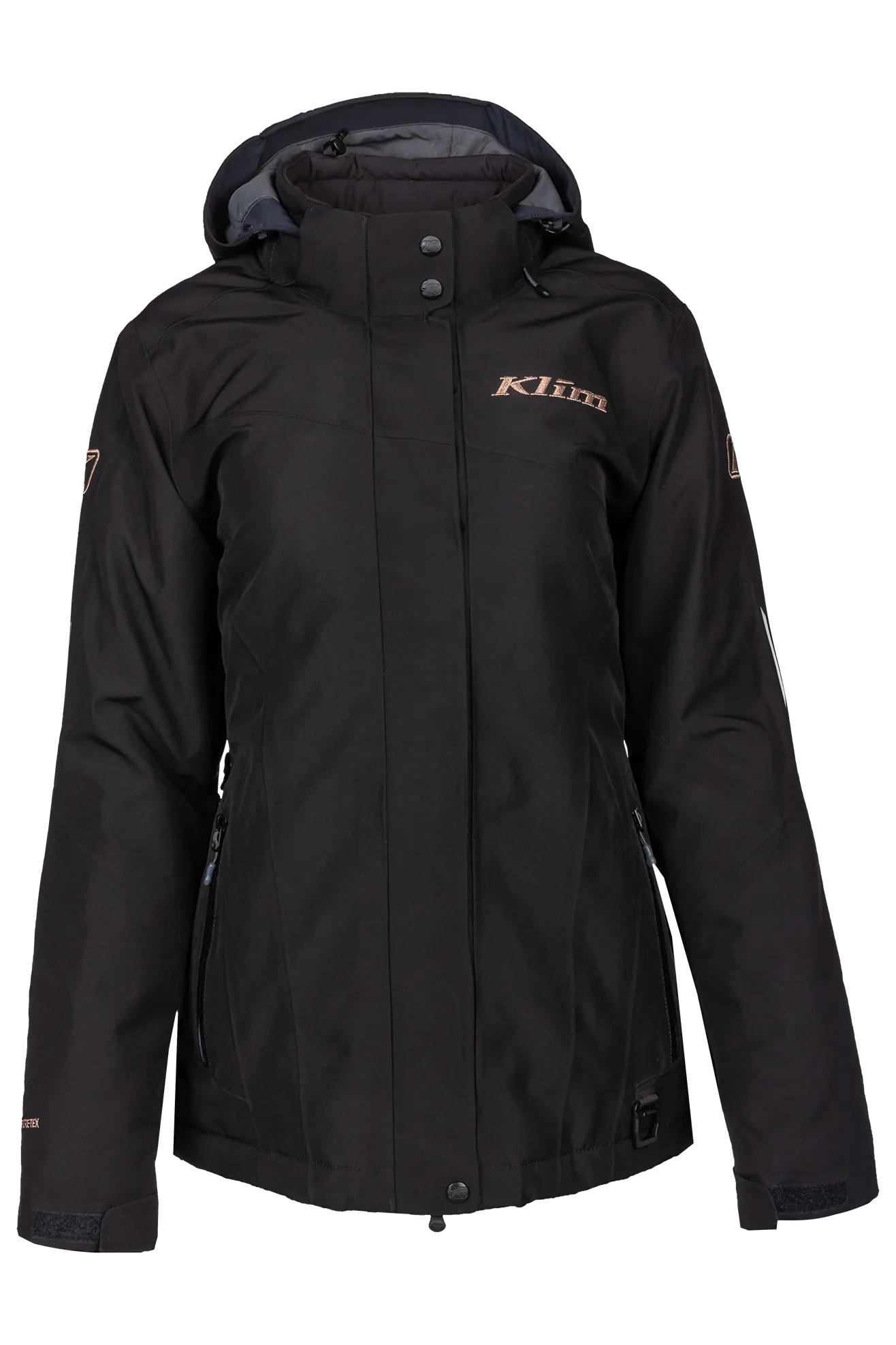 CHAQUETA MUJER KLIM ALLURE NEGROROSA DORADO