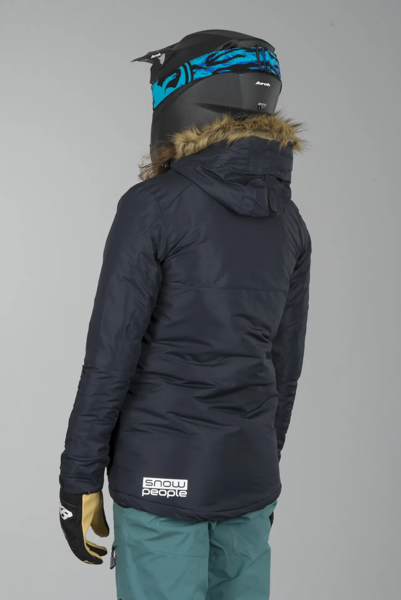 Chaqueta Mujer Snowpeople Tundra Gris Oscuro