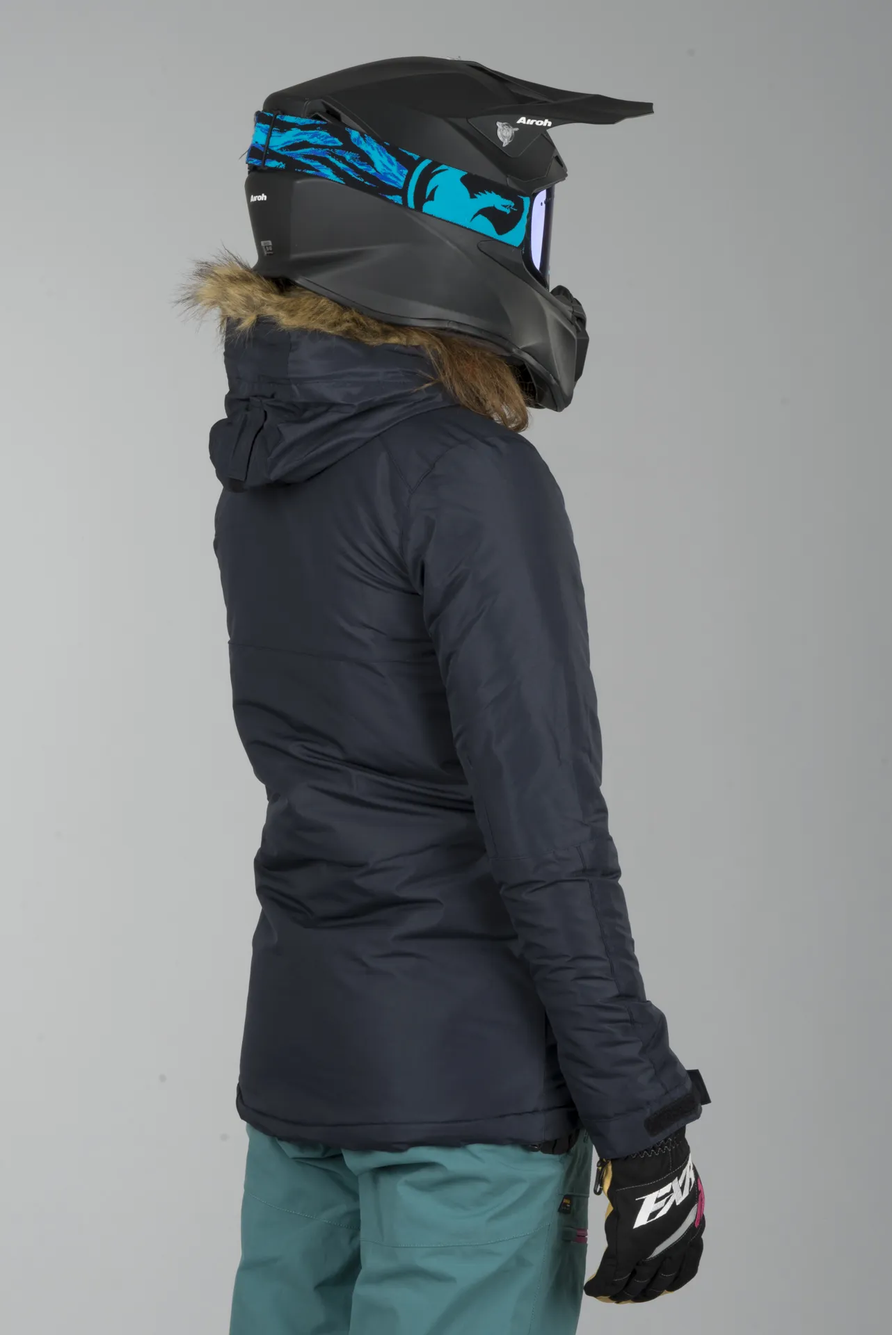 Chaqueta Mujer Snowpeople Tundra Gris Oscuro