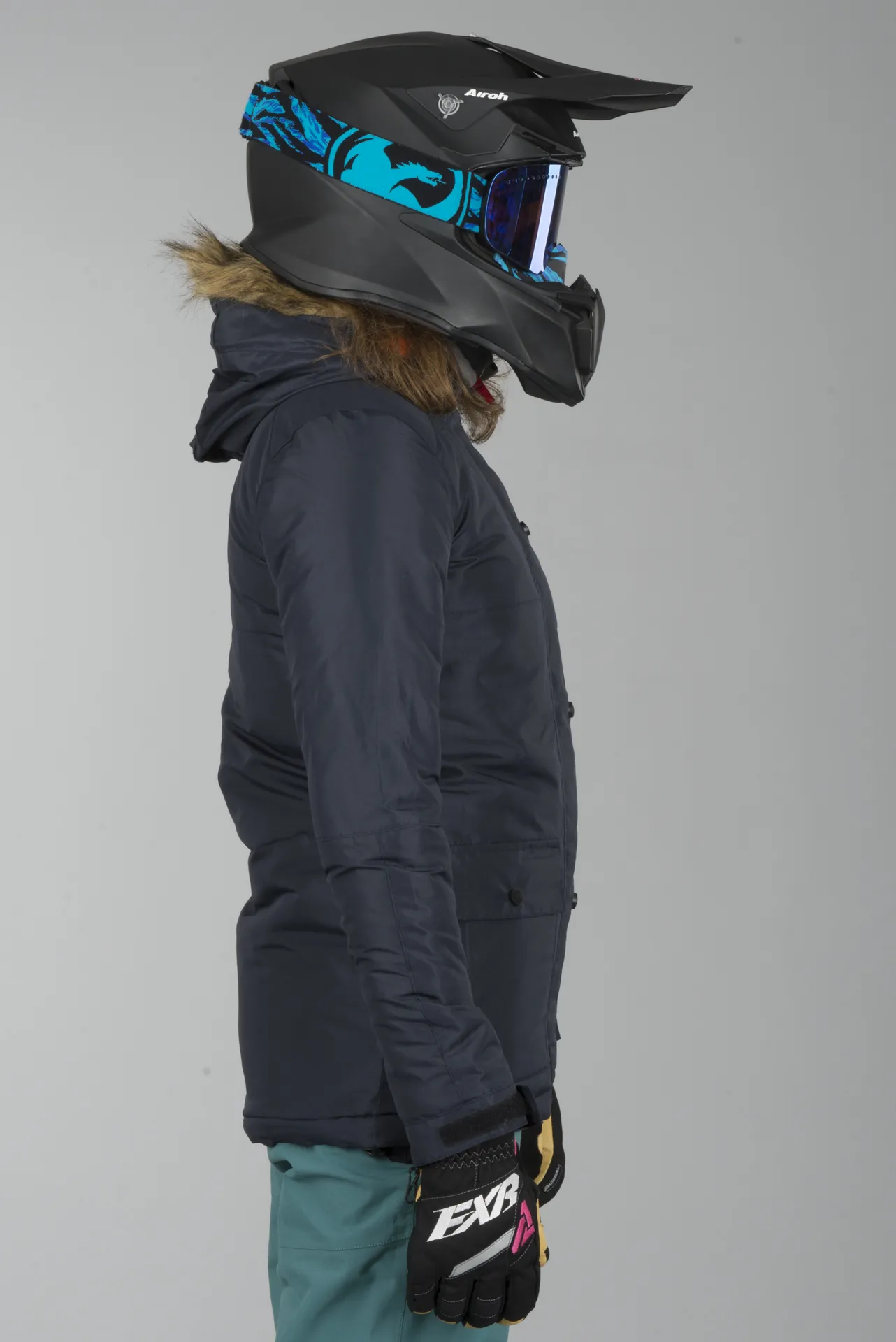 Chaqueta Mujer Snowpeople Tundra Gris Oscuro