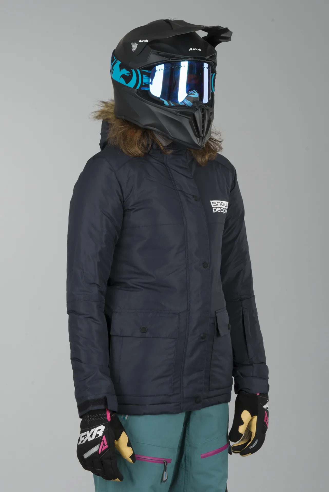 Chaqueta Mujer Snowpeople Tundra Gris Oscuro