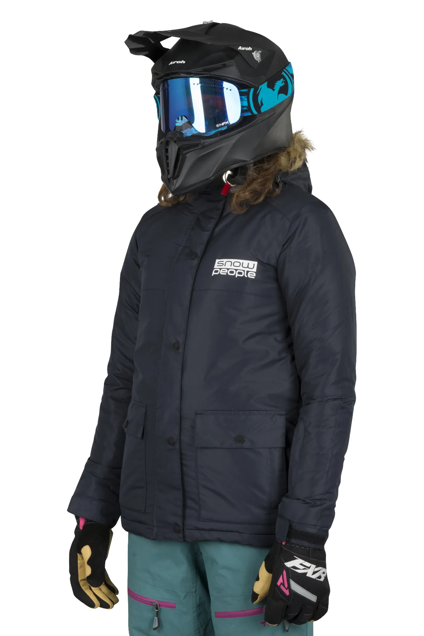 Chaqueta Mujer Snowpeople Tundra Gris Oscuro