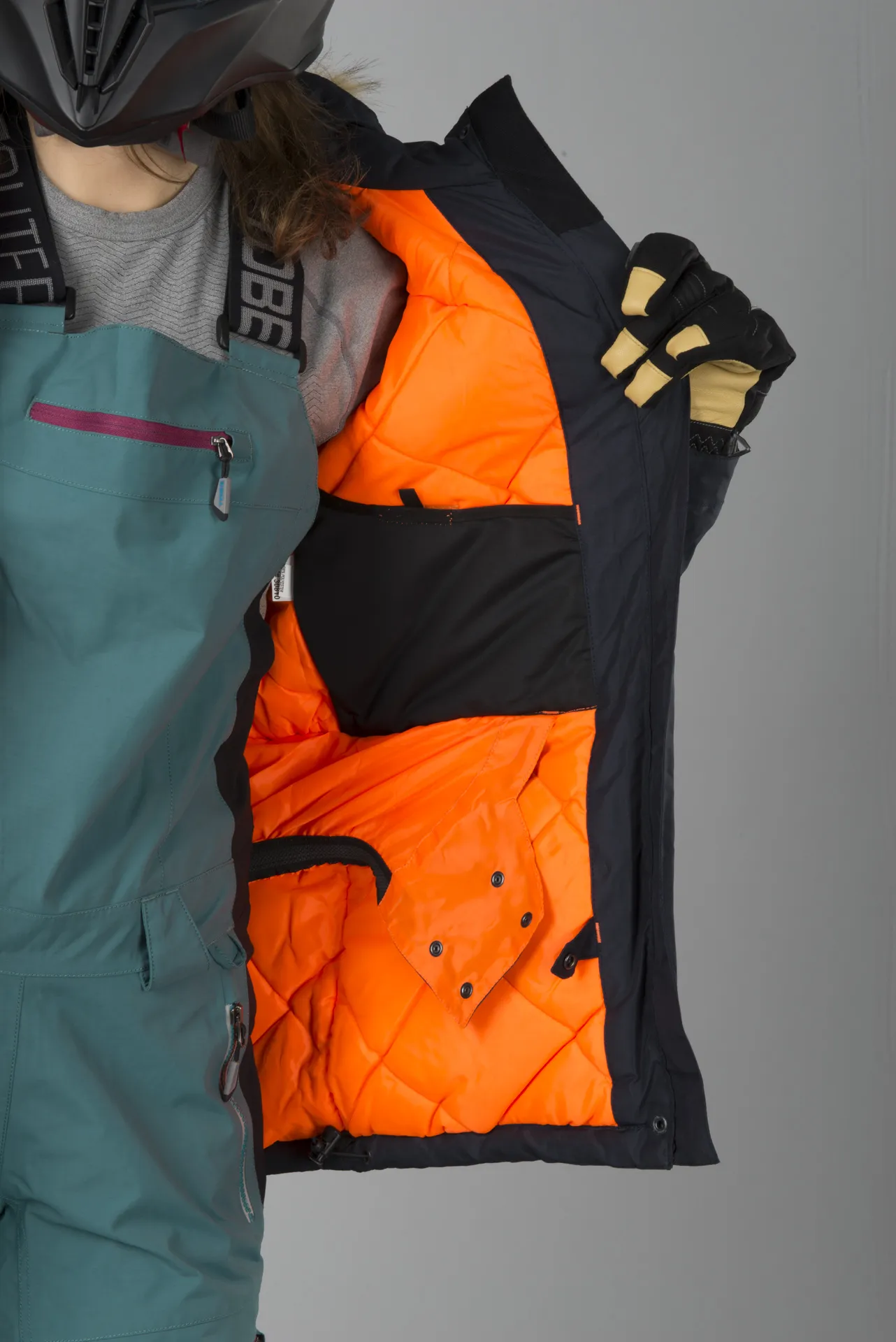 Chaqueta Mujer Snowpeople Tundra Gris Oscuro