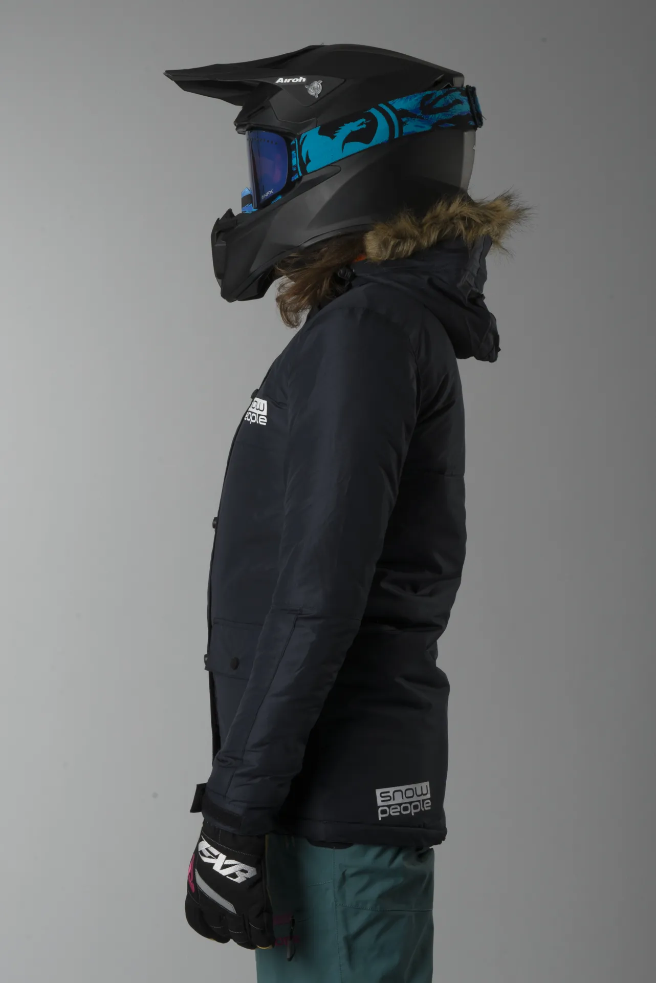 Chaqueta Mujer Snowpeople Tundra Gris Oscuro