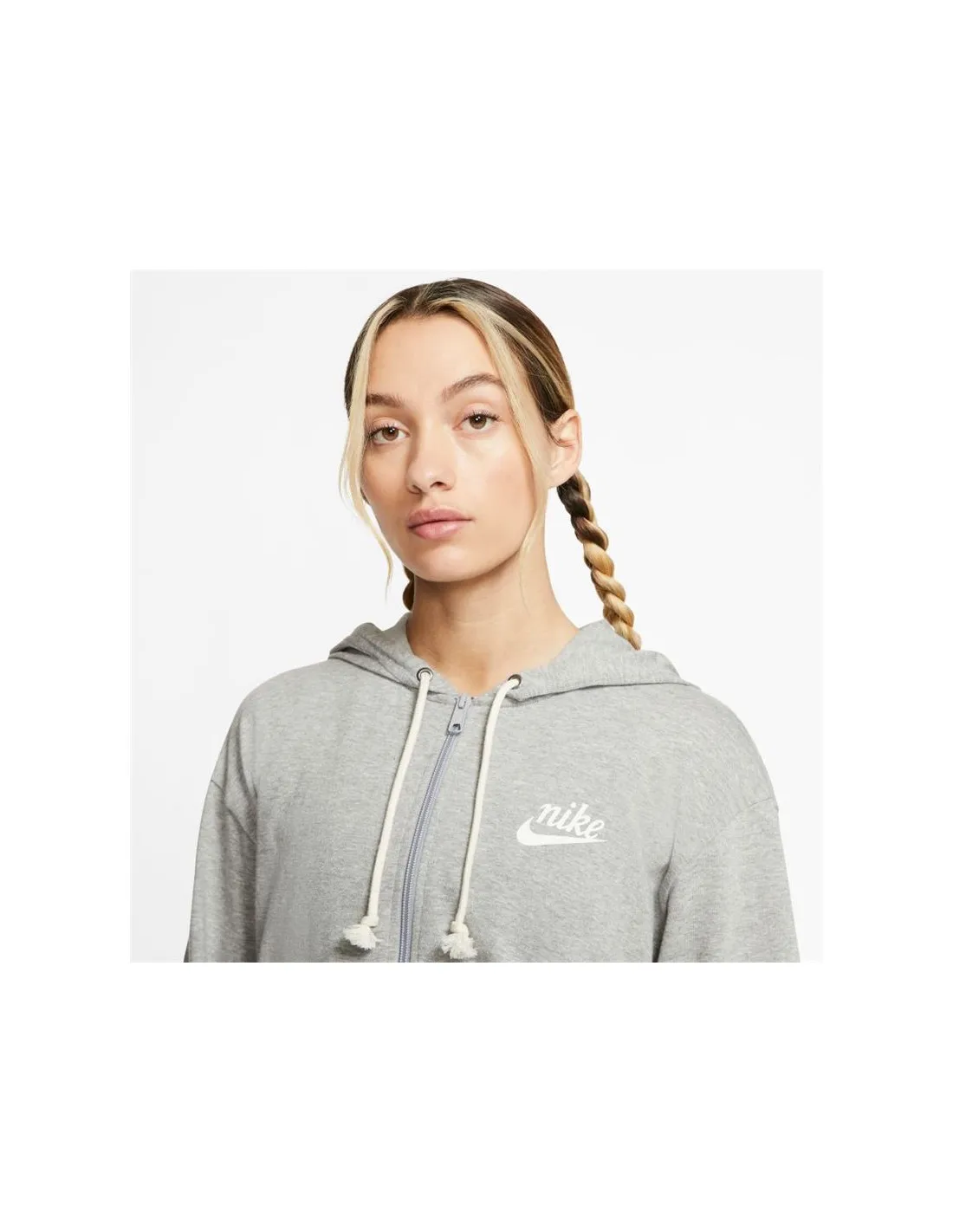 Chaqueta Nike Sportswear Gym Vintage Mujer Gris