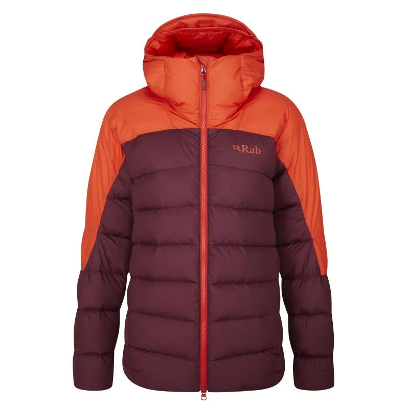 Chaqueta para mujer Rab Infinity Alpine (Red grapefruit/Deep heather)