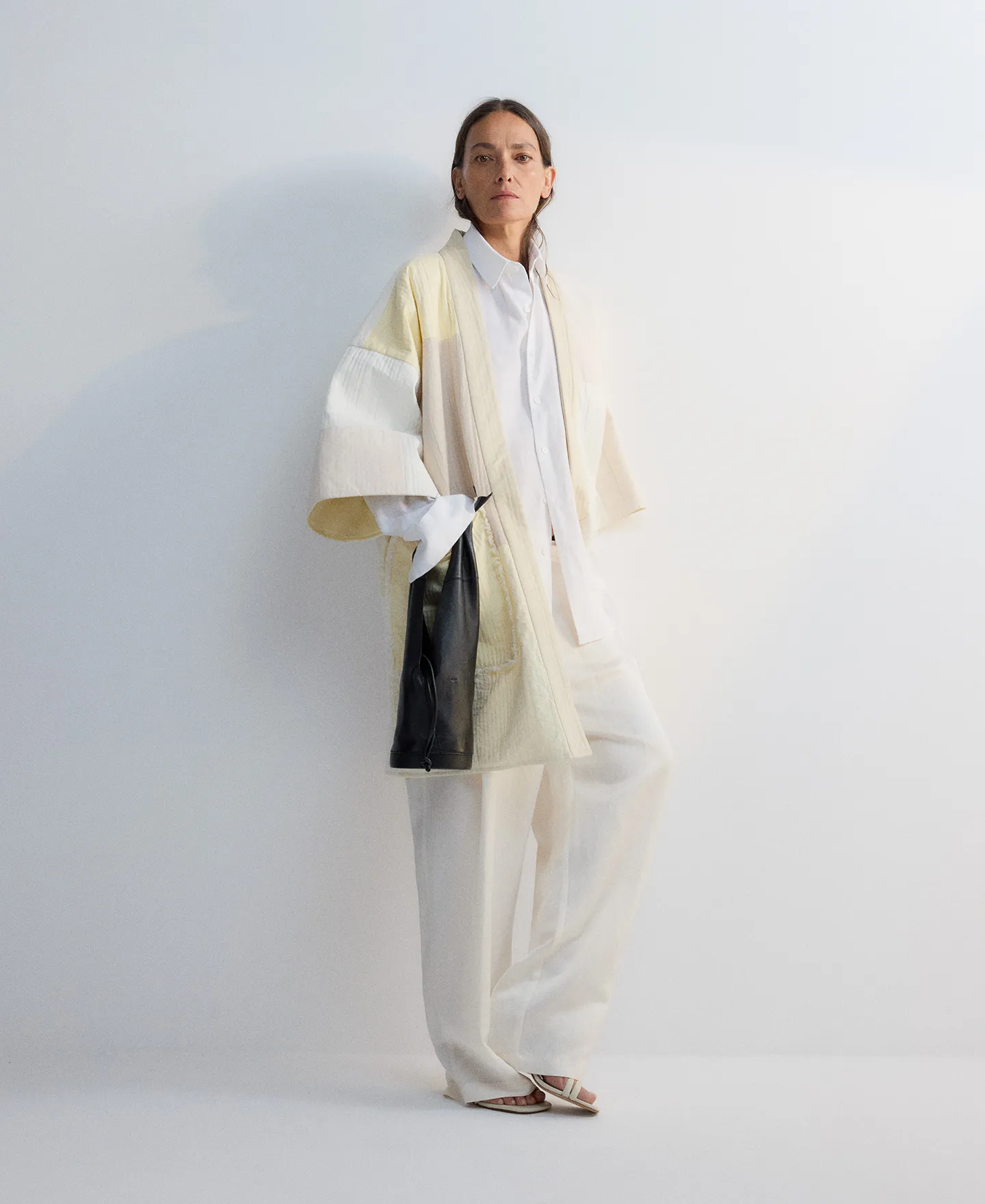 Chaqueta patchwork en algodón mujer