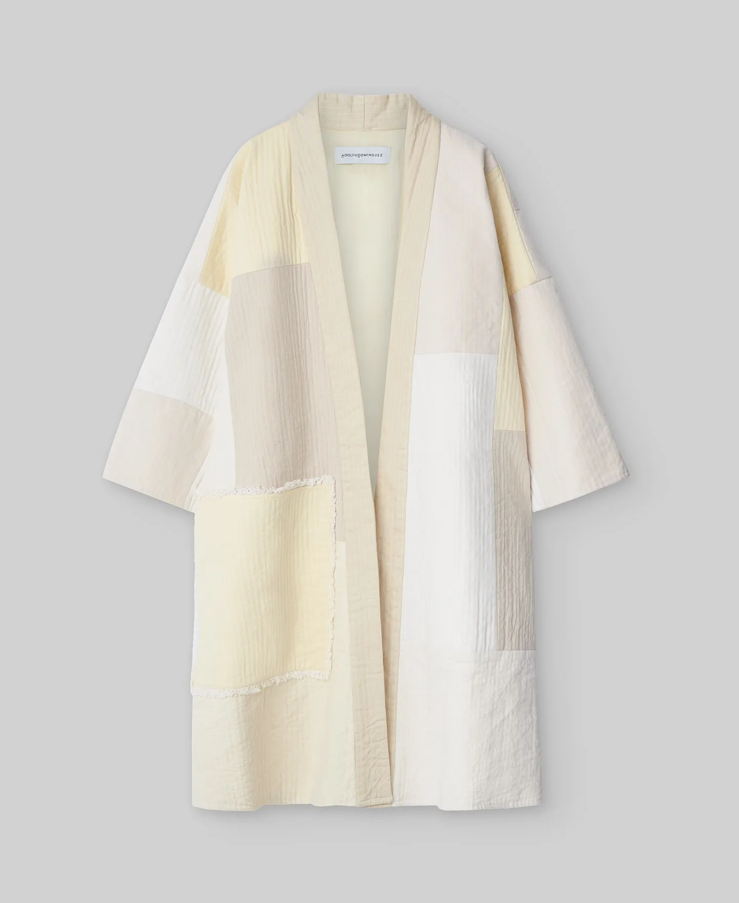 Chaqueta patchwork en algodón mujer