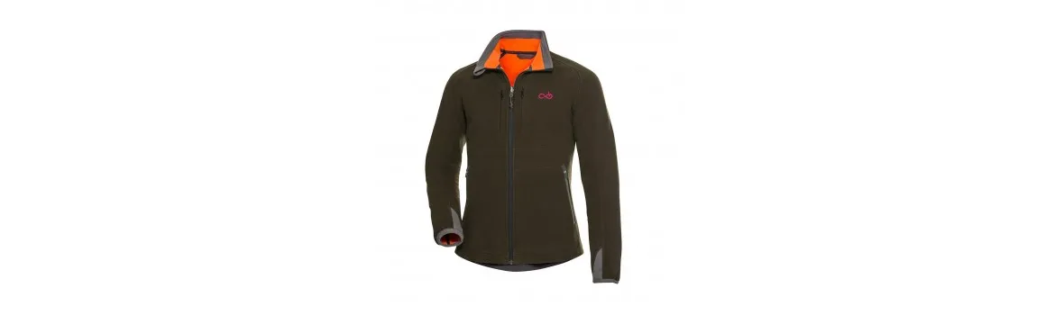 Chaqueta Polar Reversible Merkel Gear Helix Mujer