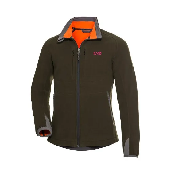 Chaqueta Polar Reversible Merkel Gear Helix Mujer