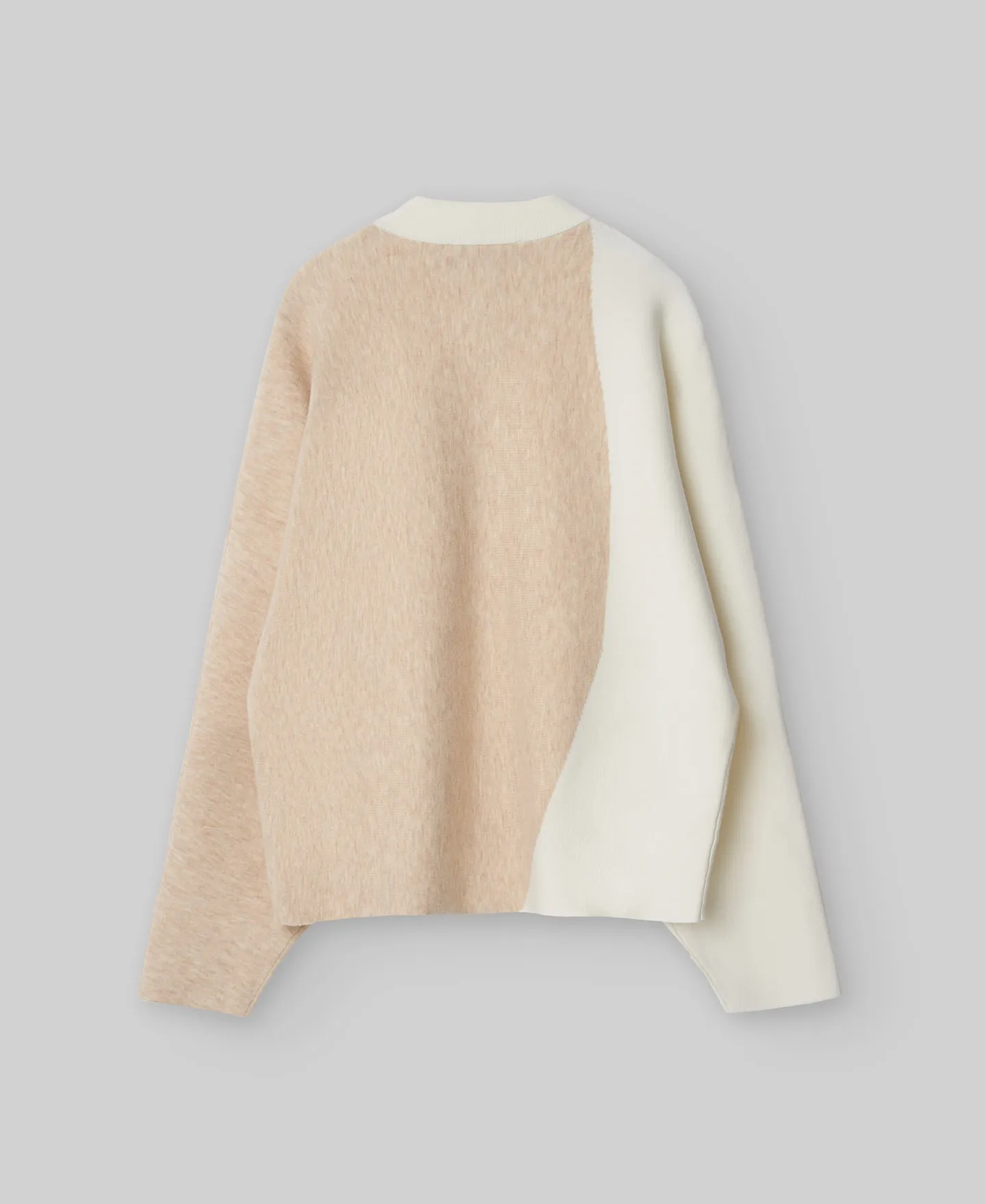 Chaqueta punto intarsia mujer
