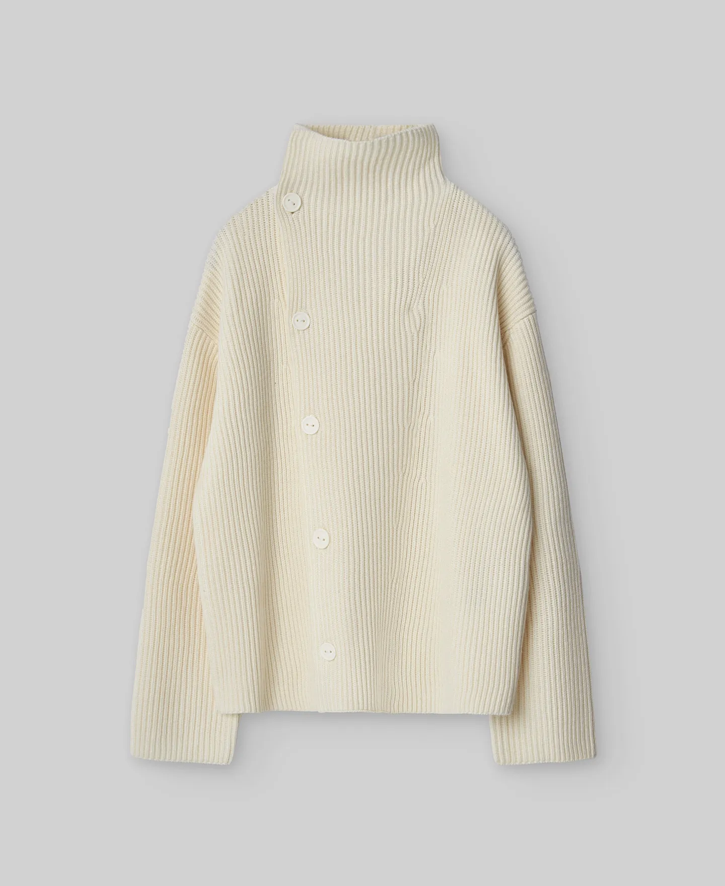 Chaqueta punto perlado lana merino mujer