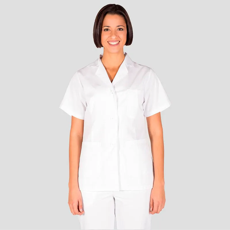 CHAQUETA SANITARIA DE MUJER MANGA CORTA  GARY'S