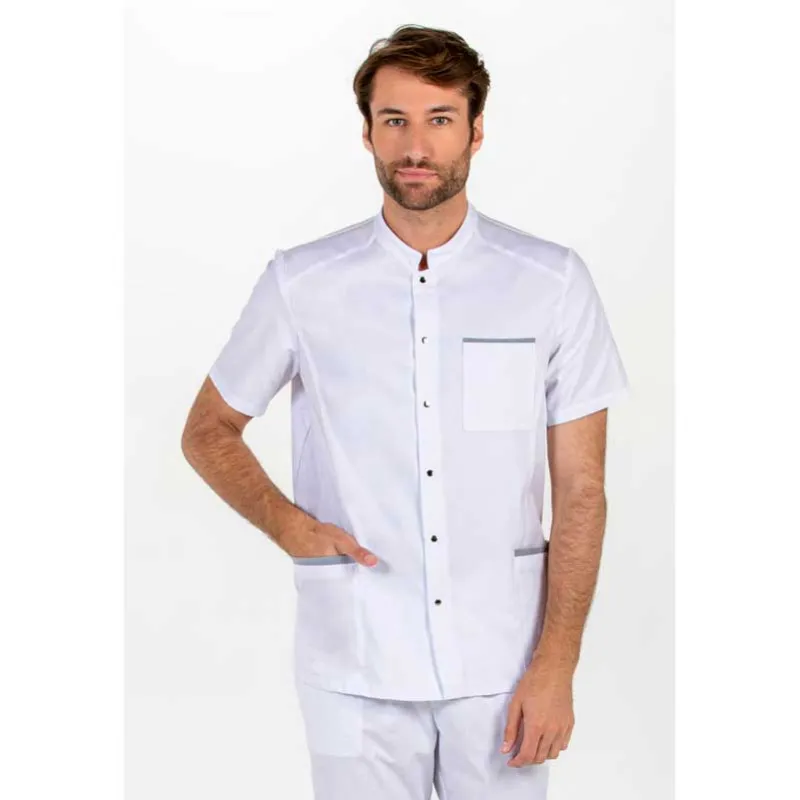 CHAQUETA SANITARIA HOMBRE VIVO GRIS  DYNEKE