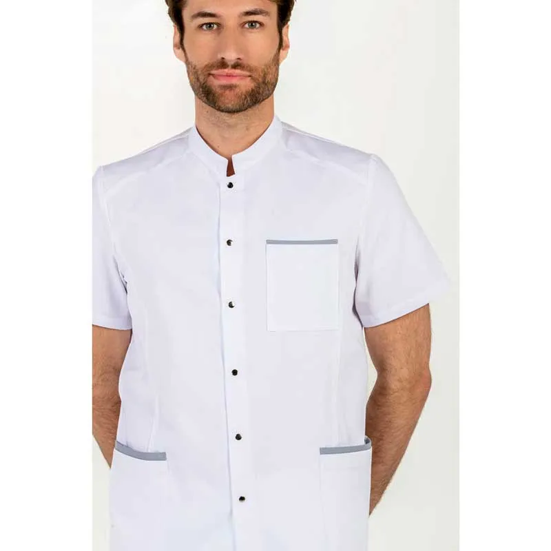 CHAQUETA SANITARIA HOMBRE VIVO GRIS  DYNEKE
