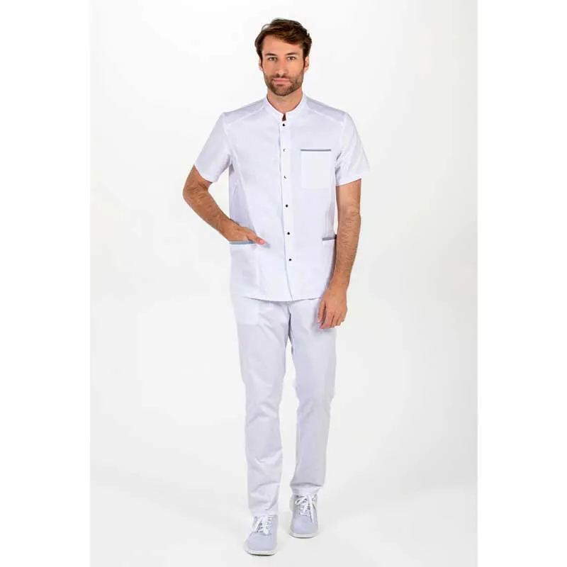 CHAQUETA SANITARIA HOMBRE VIVO GRIS  DYNEKE