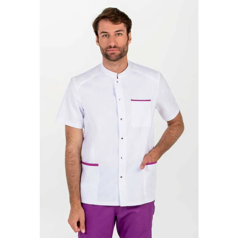 CHAQUETA SANITARIA HOMBRE VIVO MORADO  DYNEKE