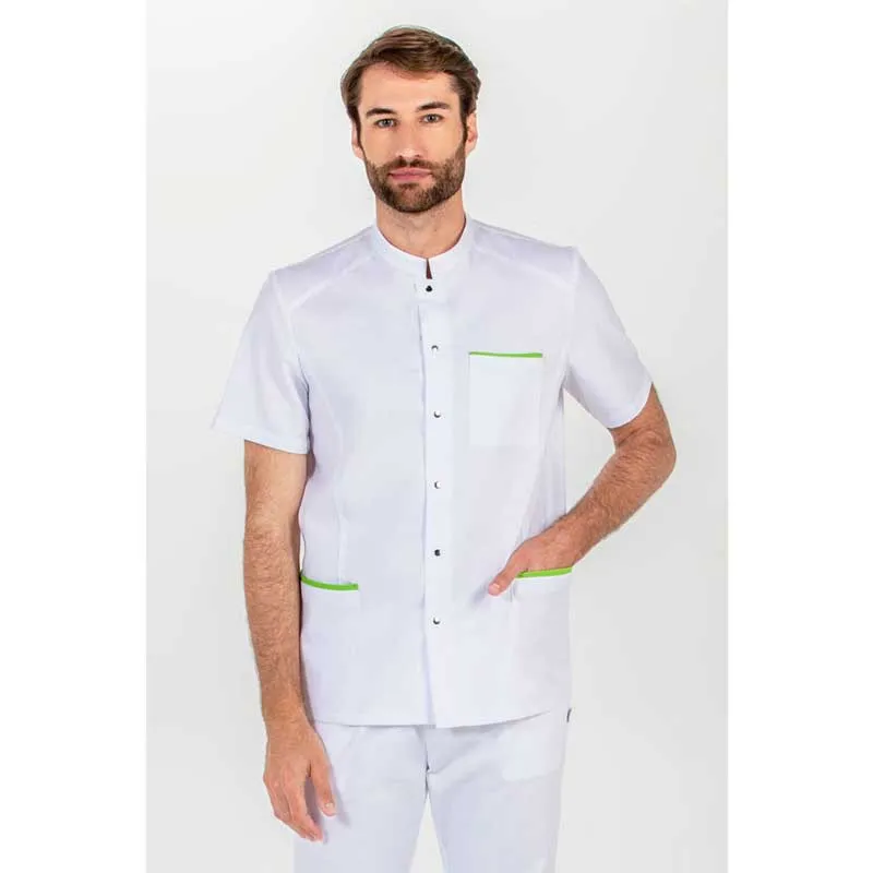 CHAQUETA SANITARIA HOMBRE VIVO PISTACHO  DYNEKE